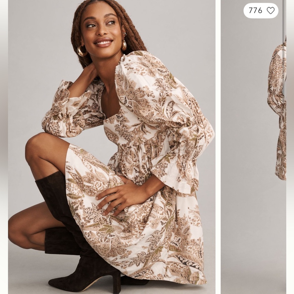 Anthropologie Pilcro Dress in Neutral NWT 🤍